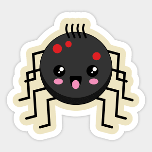 Cute Kawaii Spider Sticker